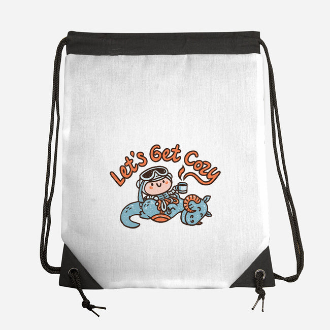 Lets Get Cozy-None-Drawstring-Bag-Wenceslao A Romero