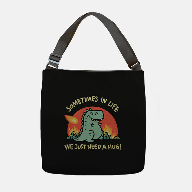 Sometime In Life-None-Adjustable Tote-Bag-Wenceslao A Romero