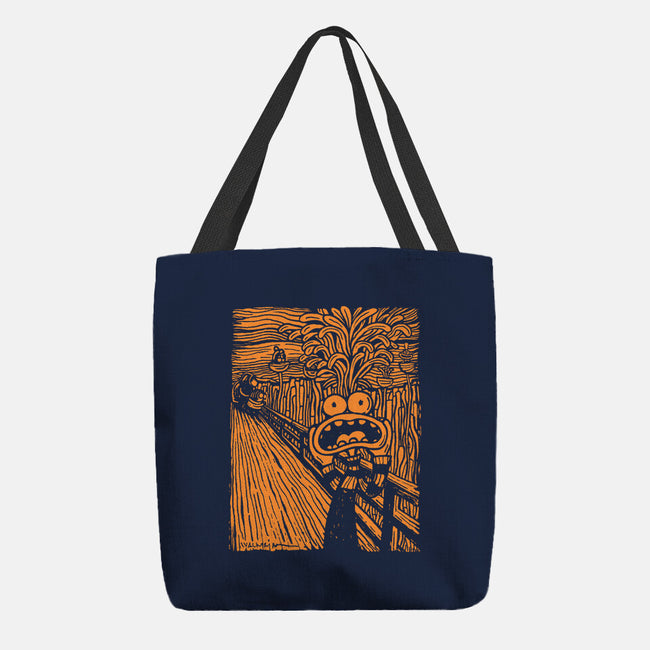 Anxious Scream-None-Basic Tote-Bag-Wenceslao A Romero