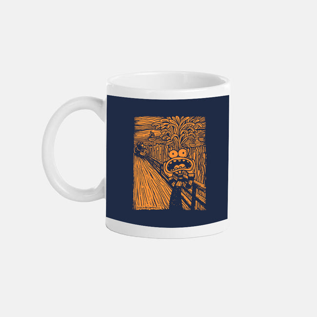 Anxious Scream-None-Mug-Drinkware-Wenceslao A Romero