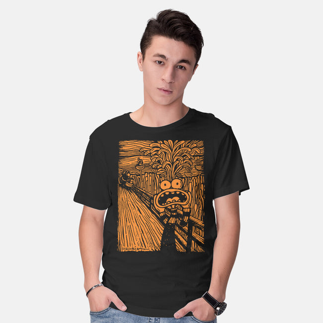 Anxious Scream-Mens-Basic-Tee-Wenceslao A Romero