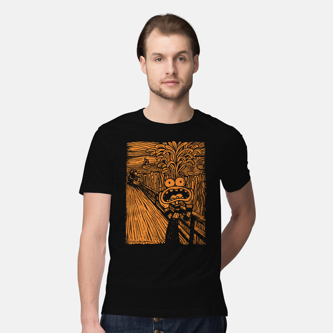 Anxious Scream-Mens-Premium-Tee-Wenceslao A Romero