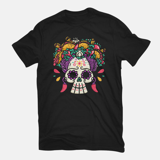 Frida Taco-Womens-Basic-Tee-Wenceslao A Romero