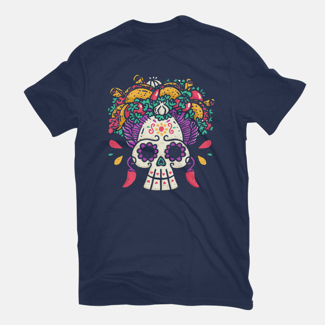 Frida Taco-Womens-Basic-Tee-Wenceslao A Romero