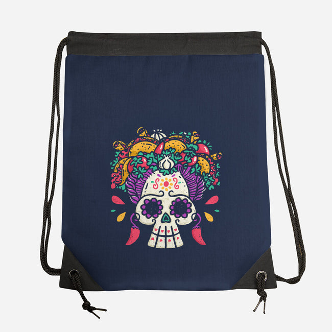 Frida Taco-None-Drawstring-Bag-Wenceslao A Romero