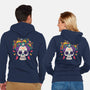 Frida Taco-Unisex-Zip-Up-Sweatshirt-Wenceslao A Romero