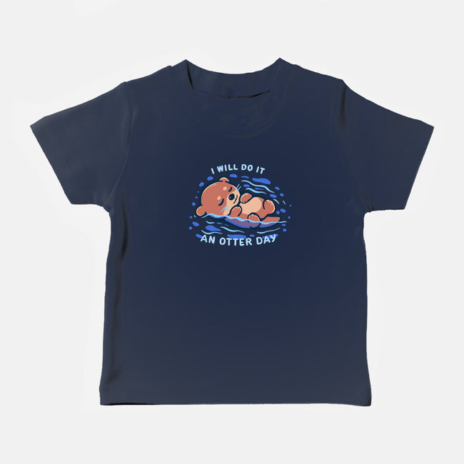 An Otter Day-Baby-Basic-Tee-TechraNova