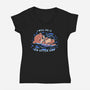 An Otter Day-Womens-V-Neck-Tee-TechraNova