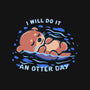 An Otter Day-None-Fleece-Blanket-TechraNova