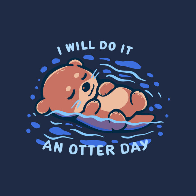 An Otter Day-None-Glossy-Sticker-TechraNova