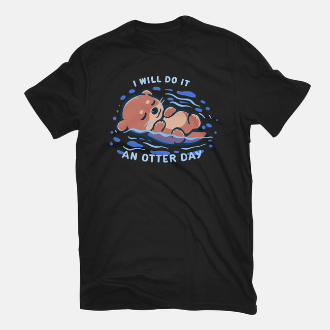 An Otter Day-Womens-Basic-Tee-TechraNova
