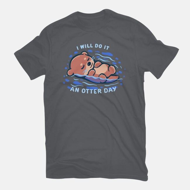 An Otter Day-Womens-Basic-Tee-TechraNova