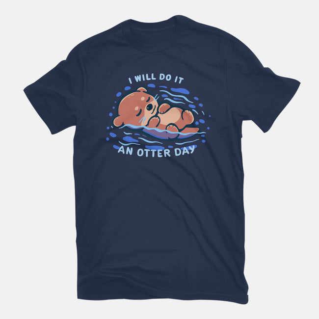 An Otter Day-Unisex-Basic-Tee-TechraNova