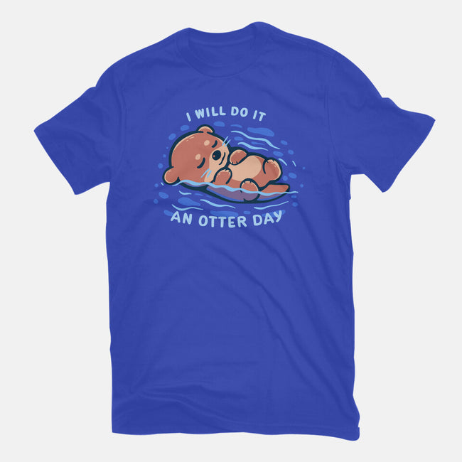 An Otter Day-Mens-Basic-Tee-TechraNova