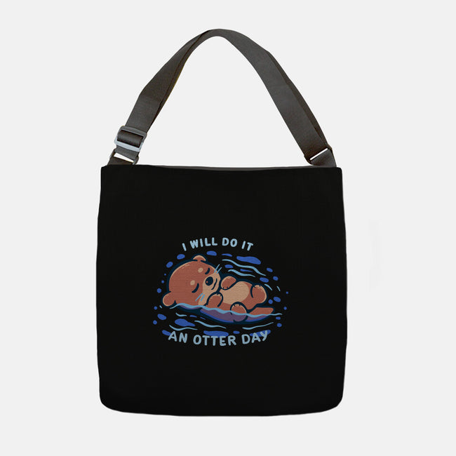 An Otter Day-None-Adjustable Tote-Bag-TechraNova