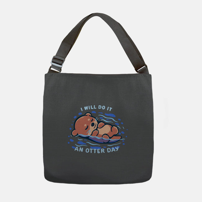 An Otter Day-None-Adjustable Tote-Bag-TechraNova