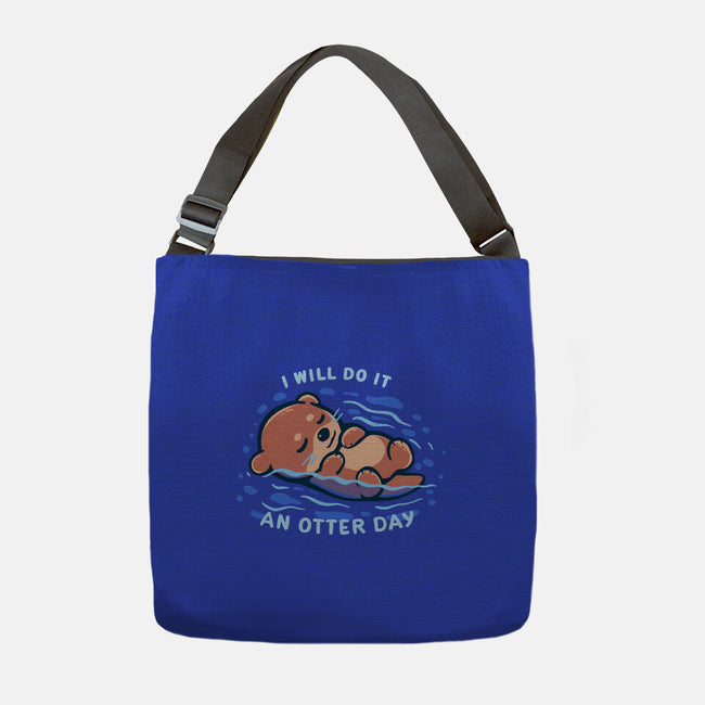 An Otter Day-None-Adjustable Tote-Bag-TechraNova