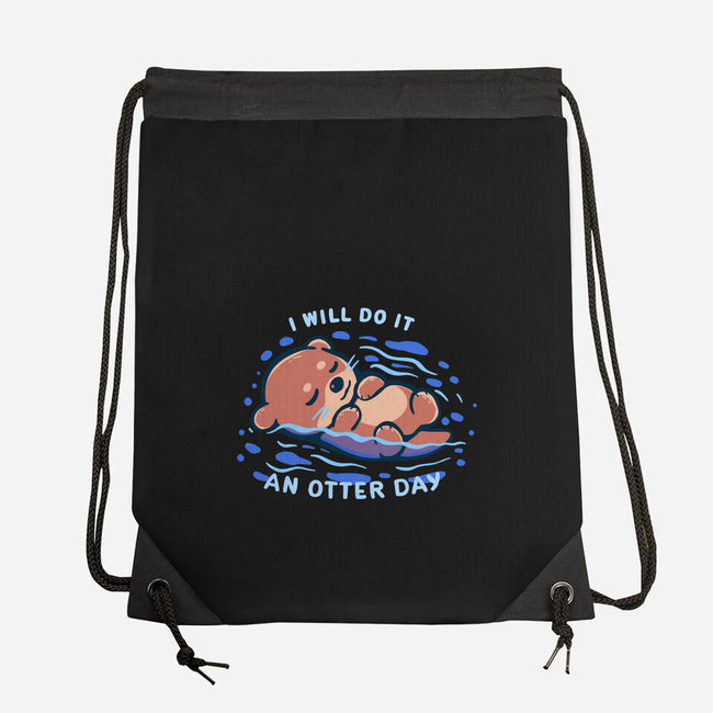 An Otter Day-None-Drawstring-Bag-TechraNova