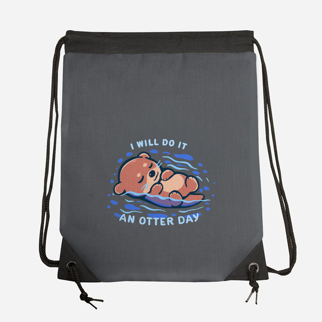 An Otter Day-None-Drawstring-Bag-TechraNova