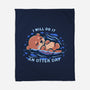 An Otter Day-None-Fleece-Blanket-TechraNova