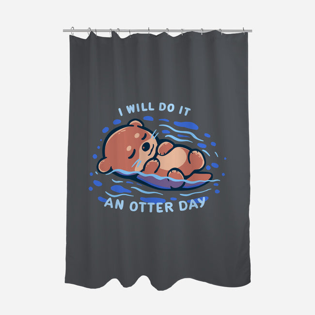 An Otter Day-None-Polyester-Shower Curtain-TechraNova