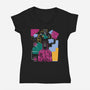 Fatal Fall-Womens-V-Neck-Tee-OnlyColorsDesigns