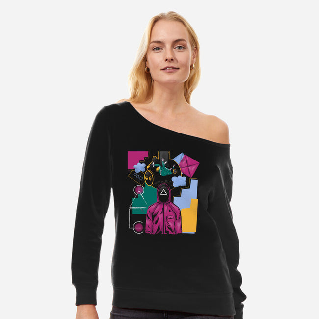 Fatal Fall-Womens-Off Shoulder-Sweatshirt-OnlyColorsDesigns