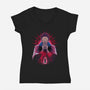 Imaginary Demon-Womens-V-Neck-Tee-rmatix