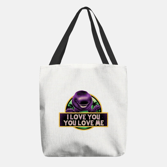 Purple Friend-None-Basic Tote-Bag-glitchygorilla