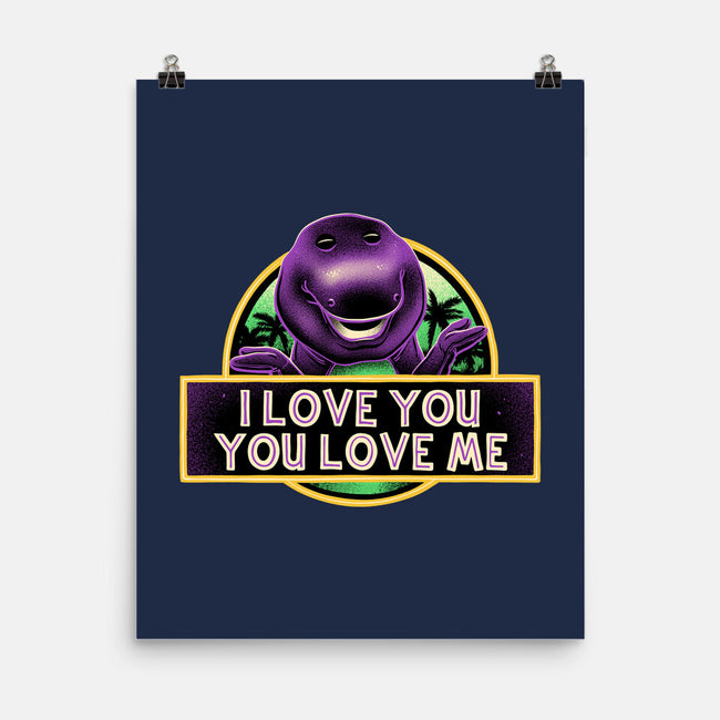 Purple Friend-None-Matte-Poster-glitchygorilla