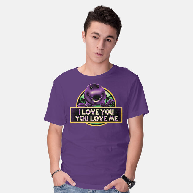 Purple Friend-Mens-Basic-Tee-glitchygorilla