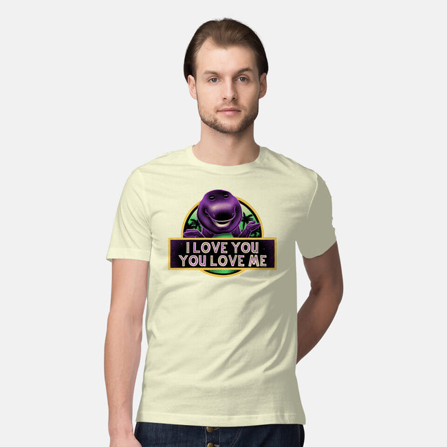 Purple Friend-Mens-Premium-Tee-glitchygorilla