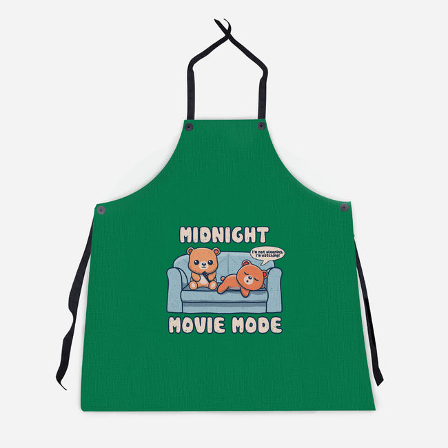 Midnight Movie Mode-Unisex-Kitchen-Apron-NMdesign