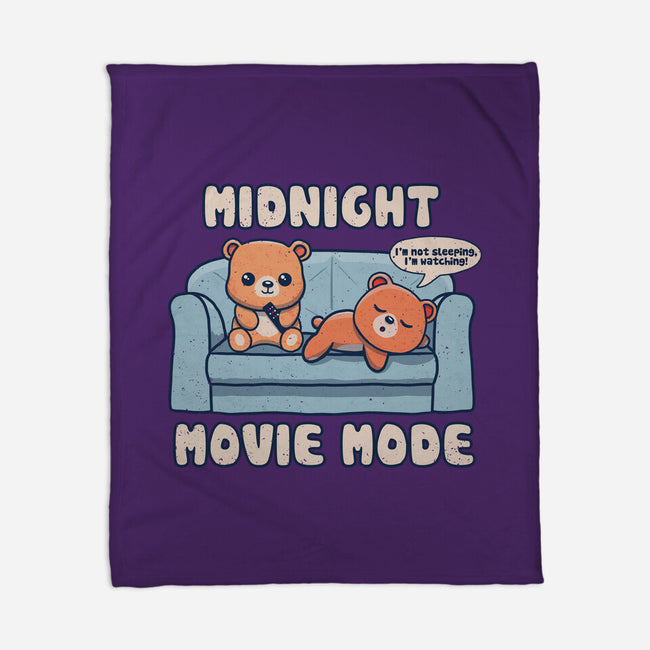 Midnight Movie Mode-None-Fleece-Blanket-NMdesign