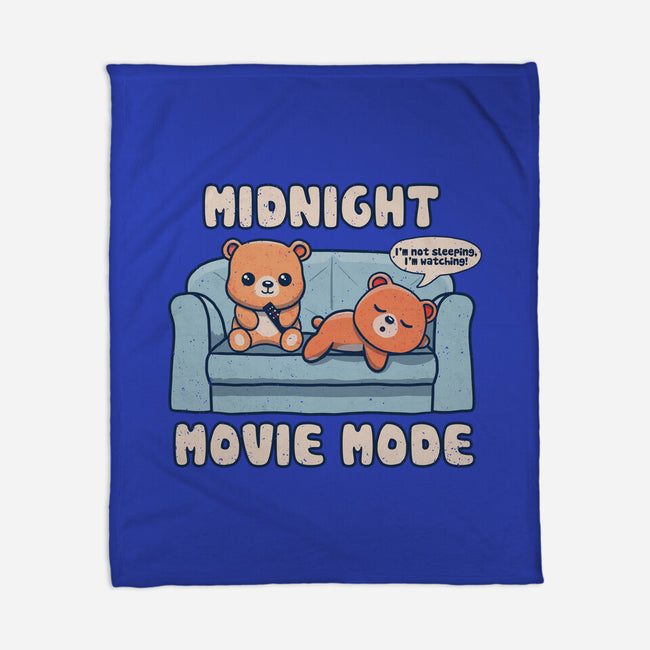 Midnight Movie Mode-None-Fleece-Blanket-NMdesign