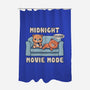 Midnight Movie Mode-None-Polyester-Shower Curtain-NMdesign