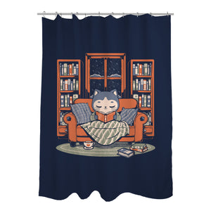 Cozy Book Winter Cat