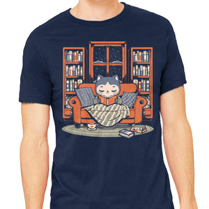 Cozy Book Winter Cat