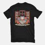 Cozy Book Winter Cat-Mens-Heavyweight-Tee-Studio Mootant