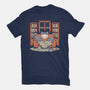 Cozy Book Winter Cat-Unisex-Basic-Tee-Studio Mootant