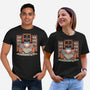 Cozy Book Winter Cat-Unisex-Basic-Tee-Studio Mootant