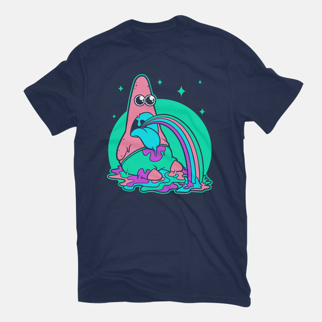 Star Cartoon Psychedelic-Womens-Fitted-Tee-Studio Mootant