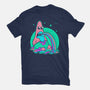 Star Cartoon Psychedelic-Womens-Fitted-Tee-Studio Mootant
