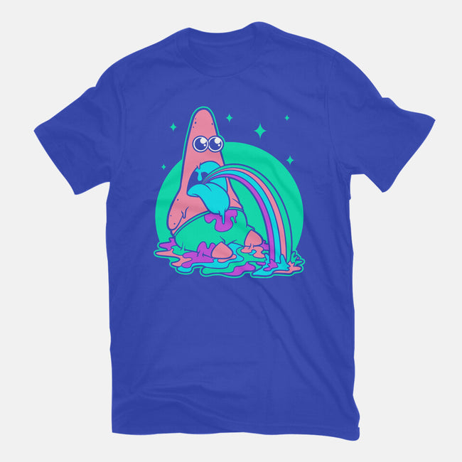 Star Cartoon Psychedelic-Womens-Fitted-Tee-Studio Mootant