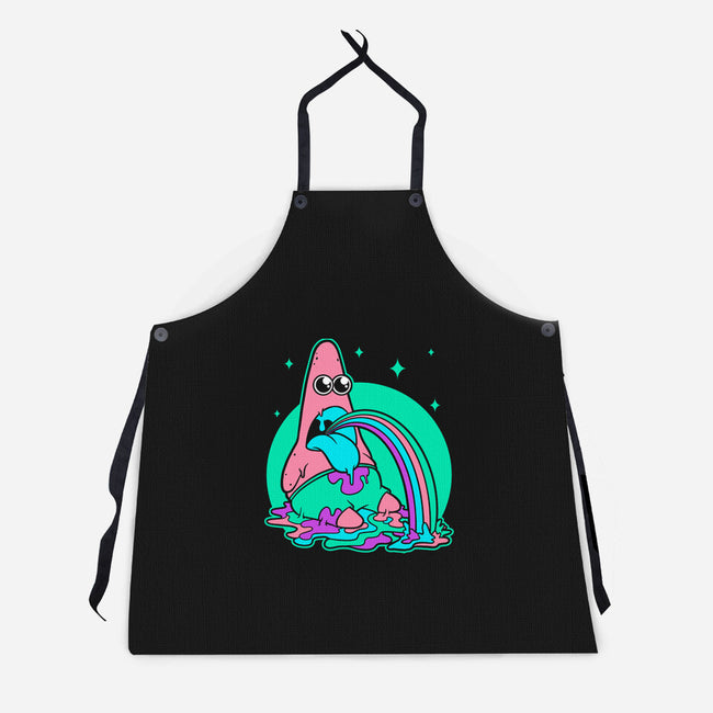 Star Cartoon Psychedelic-Unisex-Kitchen-Apron-Studio Mootant