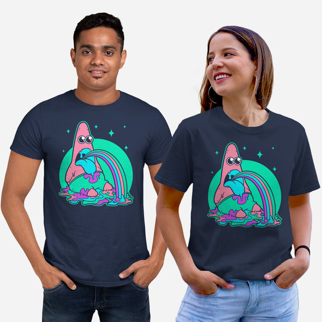 Star Cartoon Psychedelic-Unisex-Basic-Tee-Studio Mootant