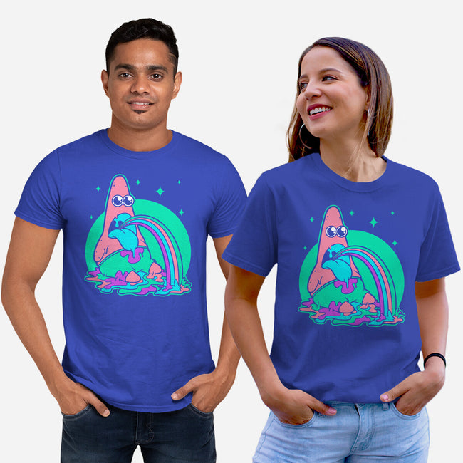 Star Cartoon Psychedelic-Unisex-Basic-Tee-Studio Mootant