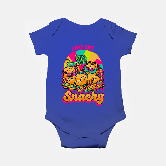 Cat Psychedelic Food Trip-Baby-Basic-Onesie-Studio Mootant