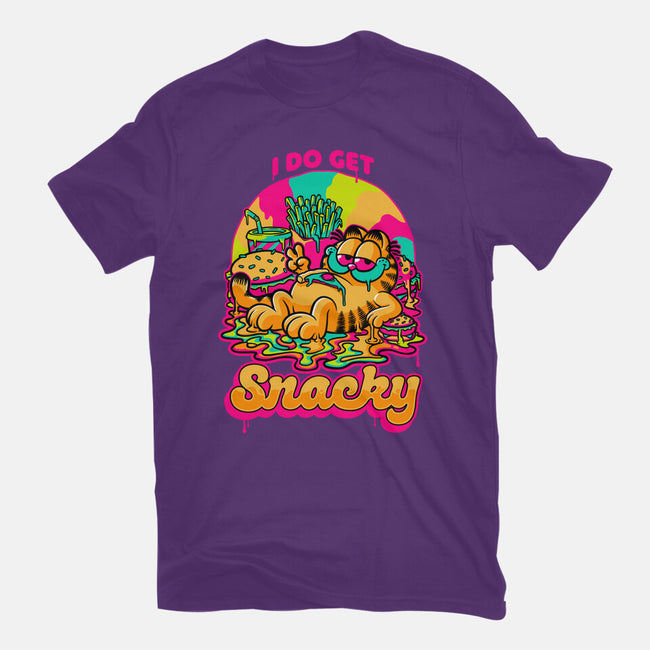 Cat Psychedelic Food Trip-Womens-Basic-Tee-Studio Mootant