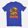 Cat Psychedelic Food Trip-Mens-Basic-Tee-Studio Mootant